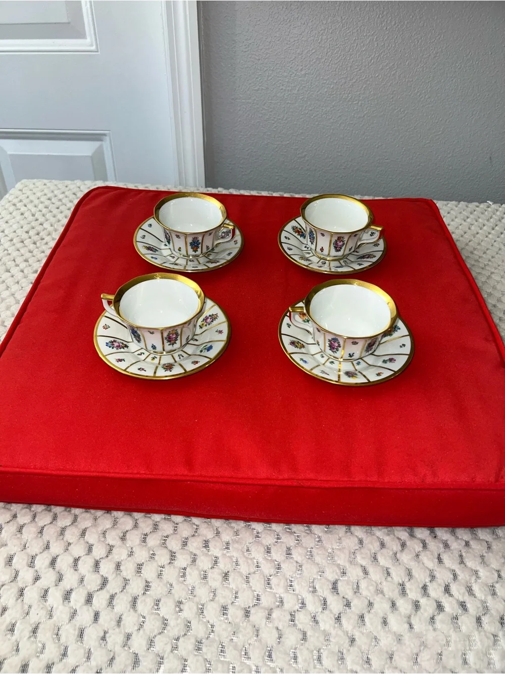 vintage cup and saucer set in this specific Royal Copenhagen 